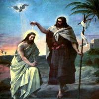 Bautismo de Jesús por Echandi, Enrique