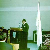 Acto de inauguración del nuevo edificio de la Facultad de Bellas Artes por Escuela Nacional de Bellas Artes.  Portuguez Fucigna, John