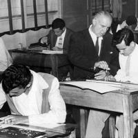 Curso nocturno de dibujo técnico impartido por Quico Quirós por Escuela Nacional de Bellas Artes. Quirós, Teodorico