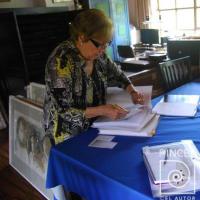 Lola Fernández en su taller de Barrio Amón por Fernández, Lola