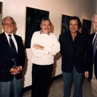 Fotografía exposición 1993 por Fonseca, Harold. Valverde, César. Zeledón Guzmán, Néstor.García, Rafael Angel (Felo)