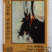 Estampilla de la obra Irazú de Felo García por García, Rafael Angel (Felo). Museo Filatélico