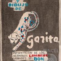 Invitación a la muestra Pintura y dibujo de Garita, presentación de los hermanos Lambert del Bon en el Centro Cultural Costarricense Norteamericano por Garita, Disifredo