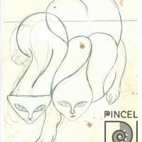 Figura y gato por Garita, Disifredo