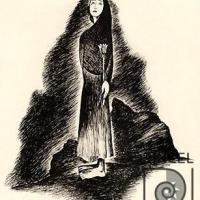 Monjita descalzo por González, Manuel de la Cruz