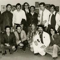 Exposición de Teresa Grasa y Carlos Barboza por Grupo Totem. Arroyo, Manuel Antonio. Barboza, Carlos. Morales, Ricardo (Chino). Fernández, Rafael (Rafa). Garita, Disifredo