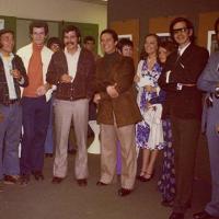 Exposición de Teresa Grasa y Carlos Barboza por Grupo Totem. Arroyo, Manuel Antonio. Barboza, Carlos. Morales, Ricardo (Chino). Fernández, Rafael (Rafa). Garita, Disifredo