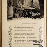 En el Harem. Ilustración para poesía de Rogelio Sotela por Hernández, Francisco