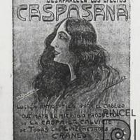 Publicidad para loción Caspasana por Hernández, Francisco