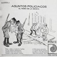 Asuntos policiacos, el robo de la geisha por Hernández, Francisco