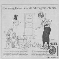 Hermenegildo es el símbolo del congreso soberano por Hernández, Francisco