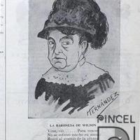 Ilustre huesped, la baronesa de Wilson por Hernández, Francisco