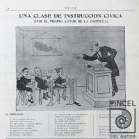 Una clase de instrucción cívica por Hernández, Francisco