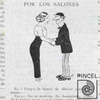 Por los salones por Hernández, Francisco