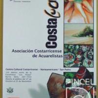 Afiche de la exposición de Costacuarela por Hine, Ana Griselda