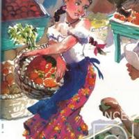 Al mercado ilustración para el libro "Concherías" por Hine, Ana Griselda