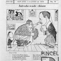 Ilustración para el Diario La Bohemia. Introduciendo chinos por Hine, Enrique (ManoLito)