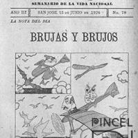 Ilustración para el Diario La Bohemia. Brujos y Brujas por Hine, Enrique (ManoLito)