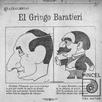 Ilustración para el Diario La Bohemia. El gringo Bratieri por Hine, Enrique (ManoLito)