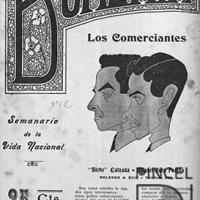 Ilustración para el Diario La Bohemia. Pos comerciantes, por Hine, Enrique (ManoLito)