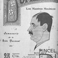 Ilustración para el Diario La Bohemia. Los maestros mecánicos por Hine, Enrique (ManoLito)