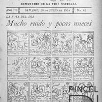 Ilustración para el Diario La Bohemia. Mucho ruido y pocas nueces por Hine, Enrique (ManoLito)