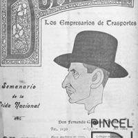 Ilustración para el Diario La Bohemia. Los empresarios de transportes por Hine, Enrique (ManoLito)