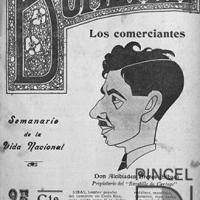 Ilustración para el Diario La Bohemia. Los comerciantes por Hine, Enrique (ManoLito)