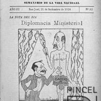 Ilustración para el Diario La Bohemia. Diplomacia Ministerial por Hine, Enrique (ManoLito)