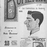 Ilustración para el Diario La Bohemia. Los contratistas de maderas por Hine, Enrique (ManoLito)