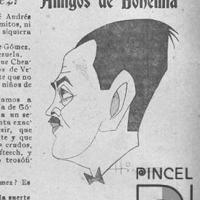 Ilustración para el Diario La Bohemia. amigos de Bohemia por Hine, Enrique (ManoLito)