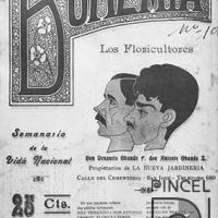 Ilustración para el Diario La Bohemia. Los floricultores por Hine, Enrique (ManoLito)