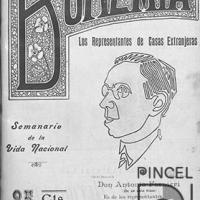 Ilustración para el Diario La Bohemia. Representantes de Casas Extranjeras por Hine, Enrique (ManoLito)