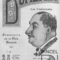 Ilustración para el Diario La Bohemia. Los comerciantes por Hine, Enrique (ManoLito)