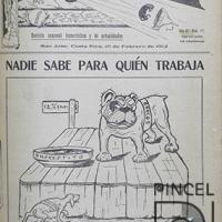 Ilustración para El Cometa. Nadie sabe para quién trabaja por Hine, Enrique (ManoLito)