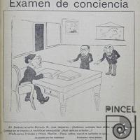 Ilustración El Cometa. Examen de conciencia por Hine, Enrique (ManoLito)