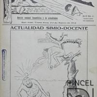 Ilustración El Cometa. Actualidad Simio-Docente por Hine, Enrique (ManoLito)