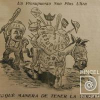Un presupuesto Non Plus Ultra (portada revista El Cometa) por Hine, Enrique (ManoLito)