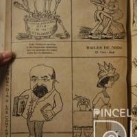 Dibujos en la revista El Cometa. Tipos del día. Los contabilistas por Hine, Enrique (ManoLito)