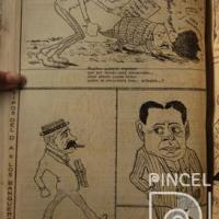 Dibujos en la revista El Cometa. Tipos del día. Banqueros por Hine, Enrique (ManoLito)