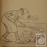 Palos de ciego (portada revista El Cometa) por Hine, Enrique (ManoLito)