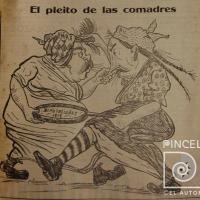 El pleito de las comadres (portada revista El Cometa) por Hine, Enrique (ManoLito)