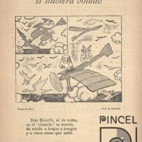 Ilustración para el Diario La Bohemia. Don Ricardo no vuela por Hine, Enrique (ManoLito). Baixench, Pablo