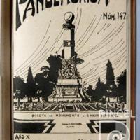 Portada de Pandemónium. Boceto de Monumento Mauro Fernández por J Montero