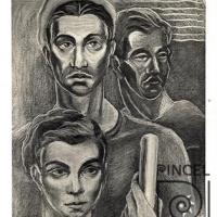 Fotografía de la obra Tres figuras por Jiménez, Guillermo