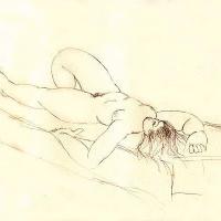 Desnudo boca arriba. Dibujo 8 del Sketch Book1 por Jiménez, Max