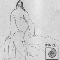 Desnudo sentado. Dibujo 5 del Sketch Book 2 por Jiménez, Max
