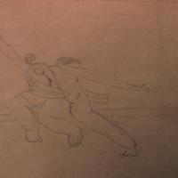 Boceto para el óleo Tierra y Cielo por Jiménez, Max