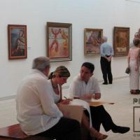 Alexia Vargas entrevista a Ramón Vázquez curador de la Exposición de Max Jiménez en el Museo Nacional de Arte Cubano por Jiménez, Max