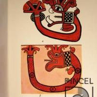Planca 45: Nicoya Polychrome ware: Plumed serpent por Lothrop, Samuel Kirkland (extranjero)